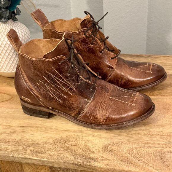 Bed|Stü Barkley Boots – Women’s Size 8 – Brown Leather Lace-Up - Picture 3 of 12